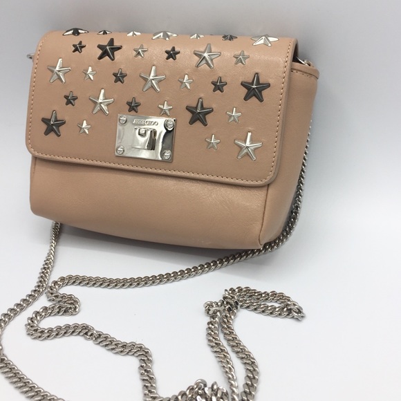 Jimmy Choo Leather Mini Metal Star Convertible Bag - Picture 14 of 16